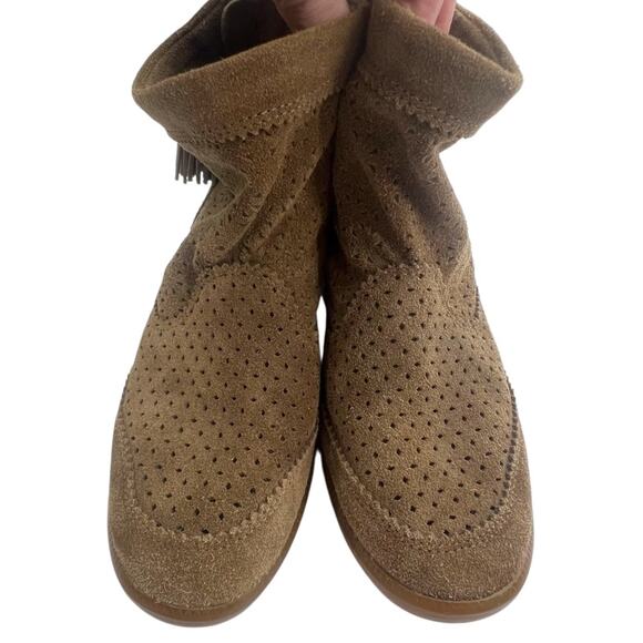 Isabel Marant Beslay Suede Wedge Ankle Boots Sz 38 - Picture 5 of 8